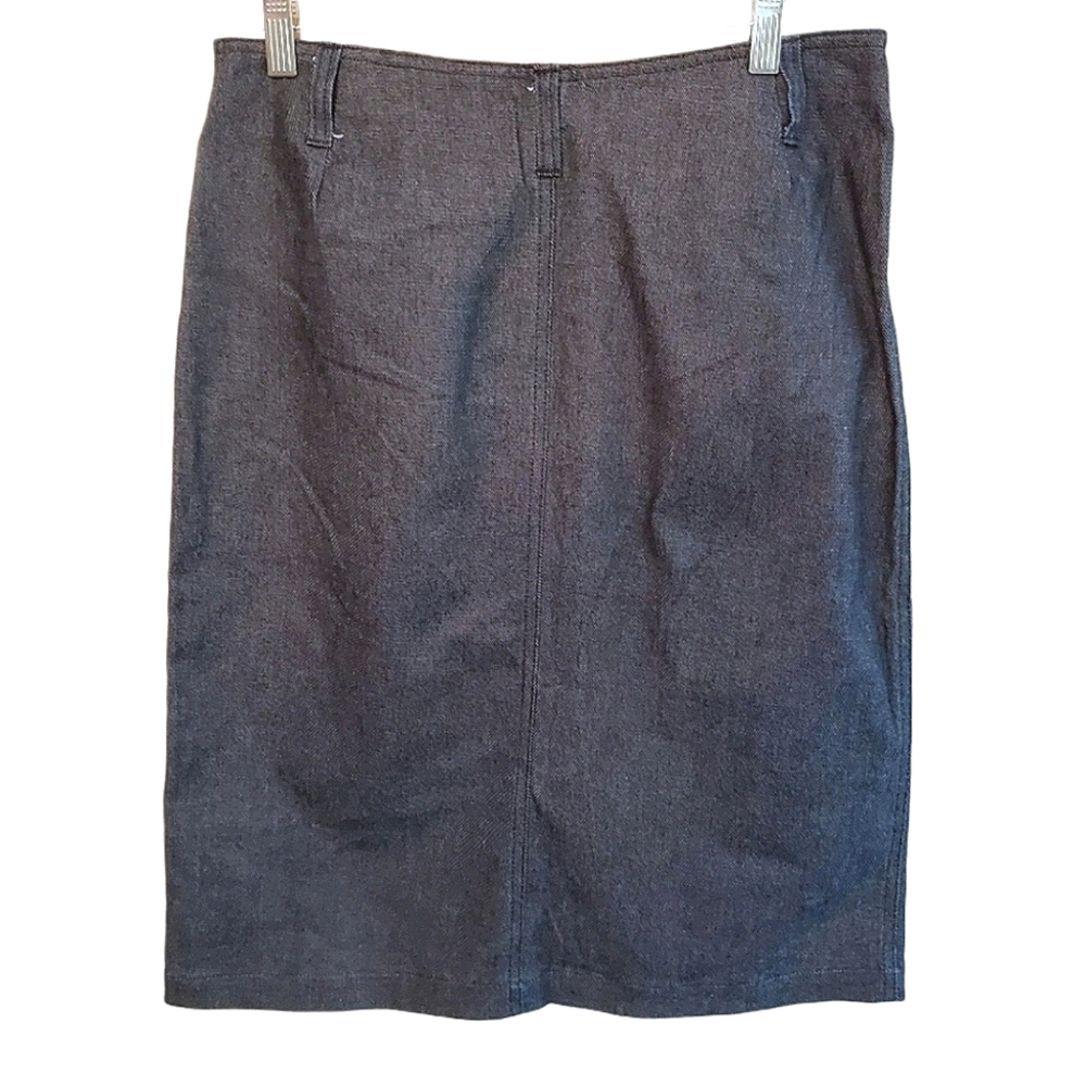Polo Ralph Lauren Denim Skirt Women's 6 Midi - Picture 2 of 7